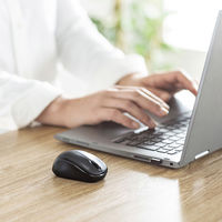 サンワサプライ 静音ワイヤレスブルーLEDマウス(ダークシルバー) MA-WBS311DS 1個