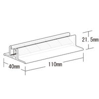 ササガワ ポップイン パウチ用 透明 32-8782 1個袋入