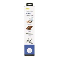 ノートPCスタンド タブレットスタンド 折りたたみ式 17.3インチまで対応 角度調節可能 アルミ製 ブラック オウルテック