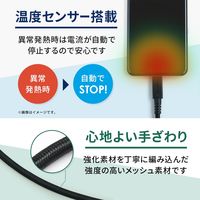 USBケーブル - USB（C）[オス] 1m 100W PD対応 3.2Gen2 ブラック オウルテック