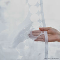 スミノエ PEANUTS セミオーダー レースカーテン チックチック 2900×2240mm ホワイト 1セット(2枚入)（直送品）