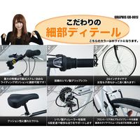 池商 クロスバイク24 6S　GR-001Jv2-WHCR（直送品）