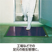 テラモト 粘着マットシートＢＳ青（強粘着） 600×900 屋内用  MR1237403　1セット（60枚層）