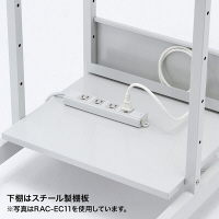 サンワサプライ　パソコンラック　幅750×奥行725×高さ1120～1270mm　（直送品）