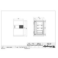 【アウトレット】【傷補修あり】ディプロマット【設置込】NEXTプレミアム耐火金庫 (1時間耐火) 76L DPS7500 1台　（直送品）