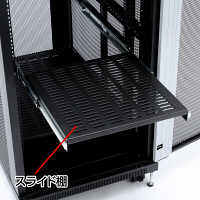 サンワサプライ　19インチマウントサーバーラック（24U）、奥行1100mm　（直送品）