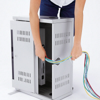 サンワサプライ HUBボックス（4U） W420×D240×H600mm CP-HBOX4U 1台（直送品）