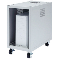 サンワサプライ 縦収納19インチマウントハブボックス（4U） W340×D600×H621mm CP-TH4UN 1台（直送品）