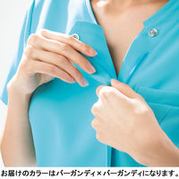 フォーク レディスジップスクラブ バーガンディ LL HI704-16-LL 1枚　スクラブ（直送品）