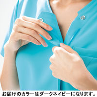 フォーク レディスジップスクラブ Dネイビー LL HI704-17-LL 1枚　スクラブ（直送品）