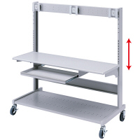 サンワサプライ　パソコンラック　液晶モニタラック　幅1200mm　RAC-LC1200　（直送品）