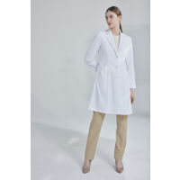 住商モンブラン レディスドクターコート ホワイト S LW102-13 1枚　白衣　ドクターコート（直送品）