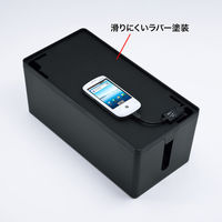 サンワサプライ ケーブル&タップ収納ボックス CB-BOXP2BKN2 1個