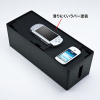 サンワサプライ　ケーブル＆タップ収納ボックス　CB-BOXP3BKN2　（直送品）