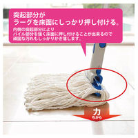 山崎産業 コンドルあみ糸ラーグ＃8　レッド【ワンタッチモップ用】【240ｍｍ幅】【替糸(各社共通)】【スペア】 4枚