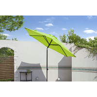 タカショー プッシュアップパラソル250 GSTY-P09G グリーン 1本　（直送品）