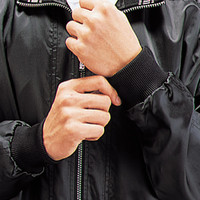 自重堂　制服百科　防汚加工防寒ブルゾン（フード付）　ダークブルー　Ｌ　48180（直送品）