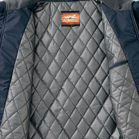 自重堂　制服百科　裏アルミ防寒ブルゾン（フード付）　ブルー　５Ｌ　48440（直送品）