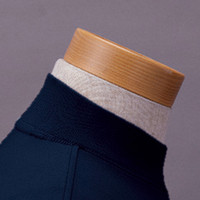 自重堂　制服百科　吸汗速乾長袖ローネックシャツ　ブラック　５Ｌ　55324（直送品）