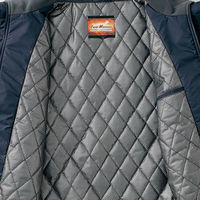 自重堂　制服百科　裏アルミ防寒ブルゾン（フード付）　ネービー　Ｌ　48440（直送品）