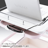 サンワサプライ　上下昇降電子カルテカート（ホワイト・W500×D558mm）　RAC-HP103WN　（直送品）