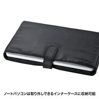 サンワサプライ モバイルプリンタ/プロジェクターバッグ ブラック/15.6インチワイドまで対応 BAG-MPR3BKN 1個
