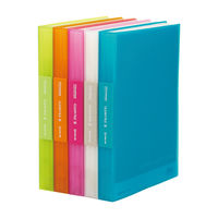 キングジム シンプリーズ クリアーファイル 固定式 透明表紙 A4タテ 60ポケット ピンク 186-3TSP-P 1冊