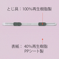 プラス PPフラットファイルA4SVL 98292 1冊（直送品）