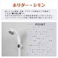 カクダイ ガオナ シャワーヘッドとホースのセット 5段切替 節水 マッサージ 掃除 リフレッシュ ボッシーニ GA-FH004 1個（直送品）