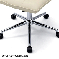 サンワサプライ　シンプルレザーチェア　SNC-L16BG　（直送品）