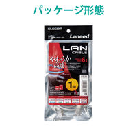 エレコム やわらかLANケーブル CAT6 1m ホワイト LD-GPY/WH1 1個