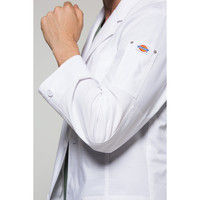 フォーク メンズシングルコート ホワイト L 1537PR-1-L 1枚　白衣　ドクターコート（直送品）