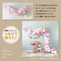 【regalo】 バルーンガーランドキット 【シルバースタイル】 飾り付け 風船 BG-SS 1セット（直送品）
