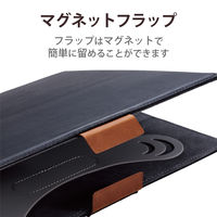 タブレットケース カバー 汎用 8.5～11.5インチ 手帳型 フリーアングル ブラック TB-10HPGFLBK エレコム 1個（直送品）