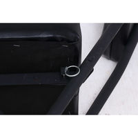 不二貿易 フォールディングチェアー キルト ブラック 16820 1セット(4脚入)（直送品）