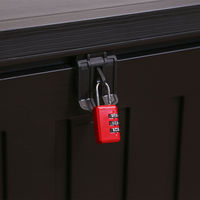 不二貿易 収納BOXベンチ 幅1090×奥行515×高さ550ｍｍ ブラック 38357 1台（直送品）