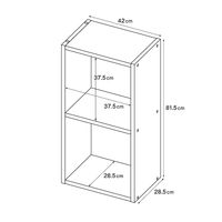 無印良品 スタッキングシェルフ 2段 ウォールナット材 幅42×奥行28.5×高さ81.5cm 1セット（2個） 良品計画