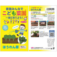 日本農産種苗 こども菜園 わくわくセット秋(観察シート付) 4960599900043 1セット(5袋入)（直送品）