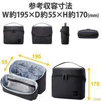 ガジェットポーチ ガジェットケース 小物入れ 収納 ポーチ バッグインバッグ ブラック BMA-GP18NBK エレコム 1個（直送品）