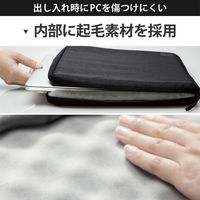パソコンケース 15.6インチ ノートパソコン タブレット 撥水加工 衝撃吸収 ブラック BM-IBSP15NBK エレコム 1個（直送品）