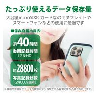 MicroSDXCカード 256GB UHS-I U1 60MB/s MF-MS256GU11LRA エレコム 1個（直送品）