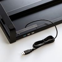 サンワサプライ 電源タップ+USBハブ付き机上ラック(W1000mm・ブラック) MR-LC206BKN 1台（直送品）