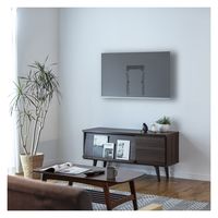 【アウトレット】サンワサプライ スリムタイプ ディスプレイ 壁掛け金具 ブラック CR-LA207 1個（直送品）