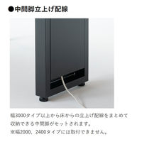 【組立設置込】プラス PFフリーワークデスク フリーアドレス 幅2000×奥行1200×高さ720mm ホワイトメープル×ホワイト 事務机 1台（直送品）