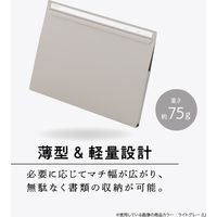 セキセイ セパル フリップファイル A4 ヨコ ライトグレー SEL-2801-61 1セット(10冊)