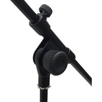 KC キョーリツ ブームマイクスタンド ストレートタイプ兼用 MBCS-02/BK (ソフトケース、クリップ型マイクホルダー付)（直送品）