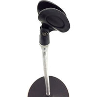 KC キョーリツ グースネックタイプ 卓上マイクスタンド MDS-3/CR (マイクホルダー付) x 6本（直送品）