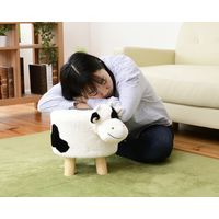 YAMAZEN アニマルスツールミニ ウシ ASM-2828(CW) 1脚（直送品）