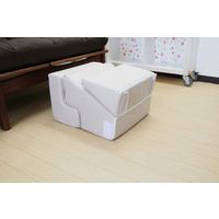 明和グラビア 3変化 ペットスロープ&ステップになるオットマン アイボリー 396748 1個（直送品）