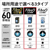 パナソニック LED電球 一般電球タイプ E26口金 60形 昼光色 広配光タイプ 1個入 LDA7DGK6 1個